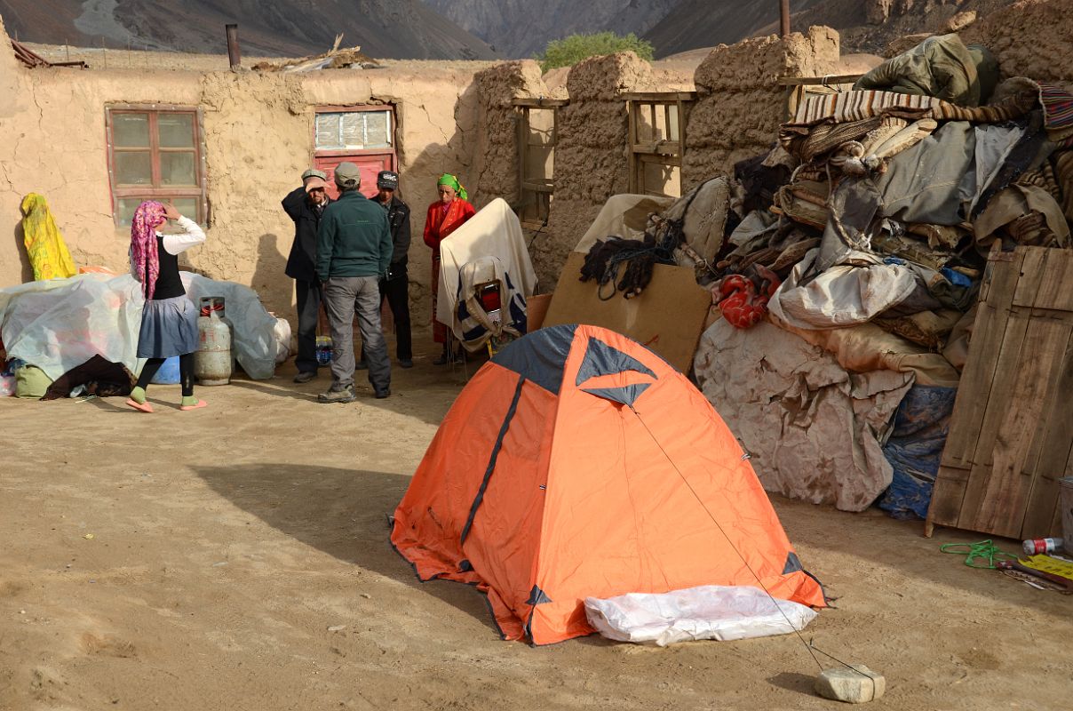 03 My Tent In Front Of Yilik Headmans House On The Way To K2 China Trek